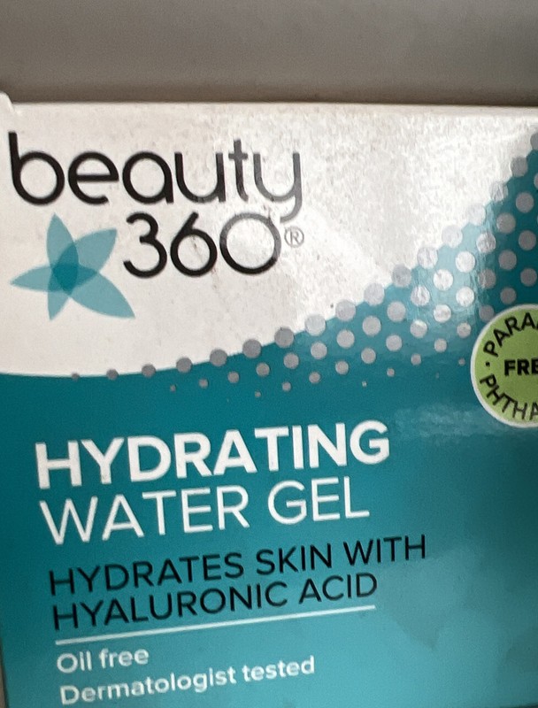 Beauty 360 Hydrating Water Gel + Hyaluronic Acid 1.7oz Each Extra dry Lot of 6 gallery