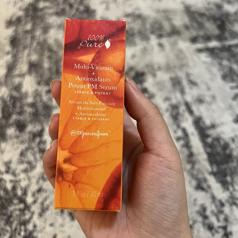 100% Pure Multi-Vitamin + Antioxidants Potent PM Serum May Sale