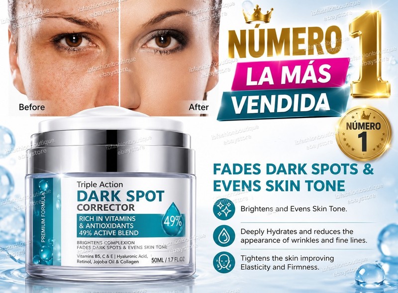 Crema para Manchas Oscuras en la Cara Crema Quita Manchas Melasma Pecas Antiedad