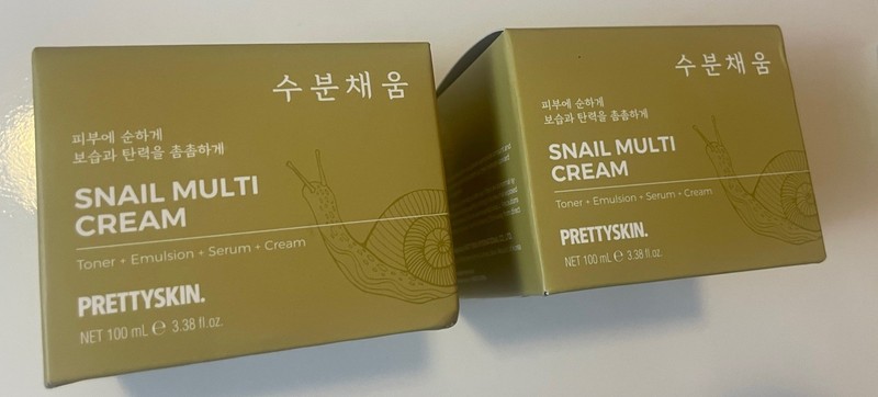 2 x Prettyskin Snail Multi Cream Toner + Emulsion + Serum + Cream Anti Aging gallery