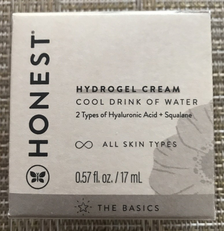 Honest Beauty Hydrogel Face Cream Cool Drink Of Water 0.57 fl.oz./17mL NEW