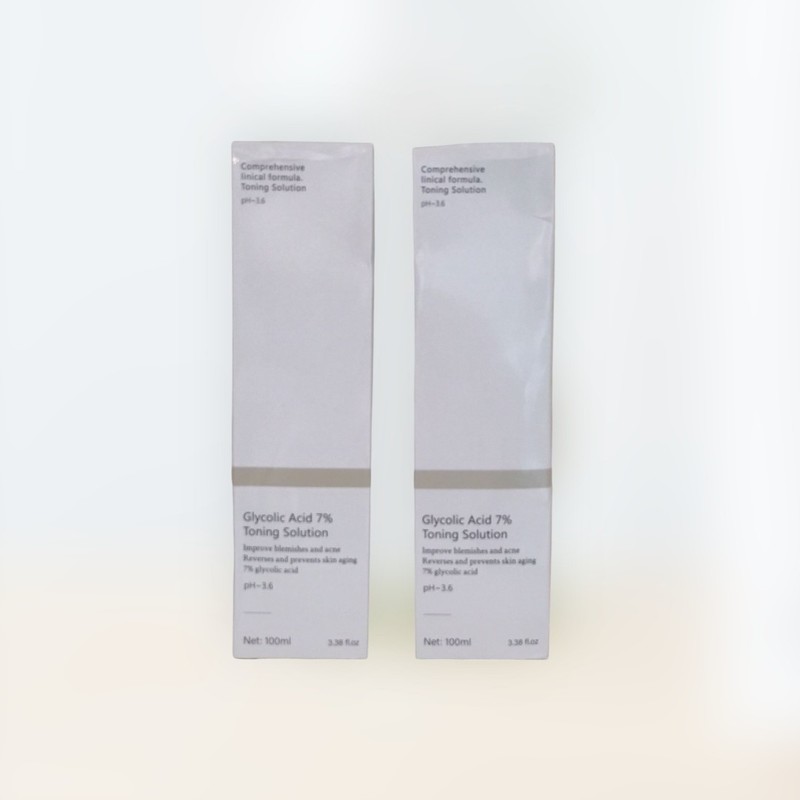 2 Pack GLYCOLIC ACID 7% TONING SOLUTION Blemishes Acne Antiaging 3.38 fl oz 4/27 gallery