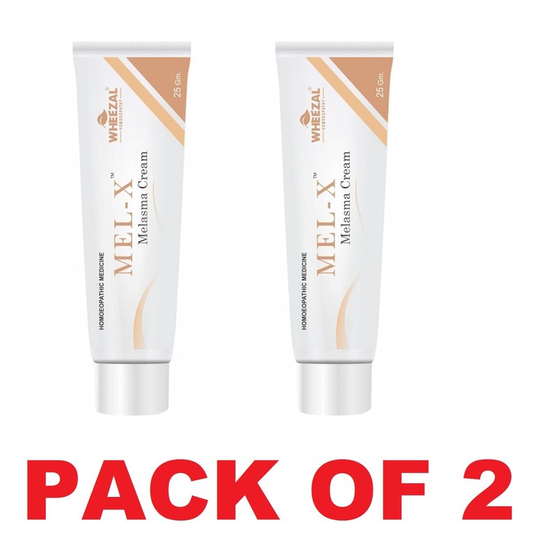 Ayurvedic Pigmentation Melasma Wheezal Mel-X Cream for skin (Pack of 2)