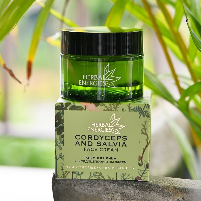 50g Cordyceps and Salvia Face Cream Say no to free radicals! SPF 10 tianDe 17103