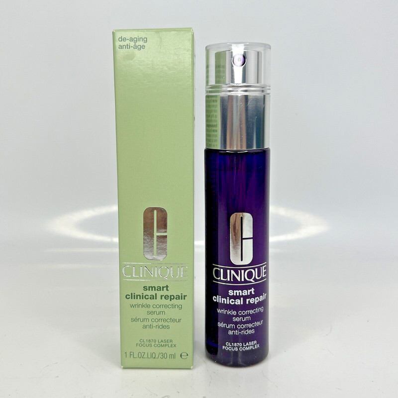 CLINIQUE Smart Clinical Repair Wrinkle Correcting Serum 1 oz 30mL New in Box