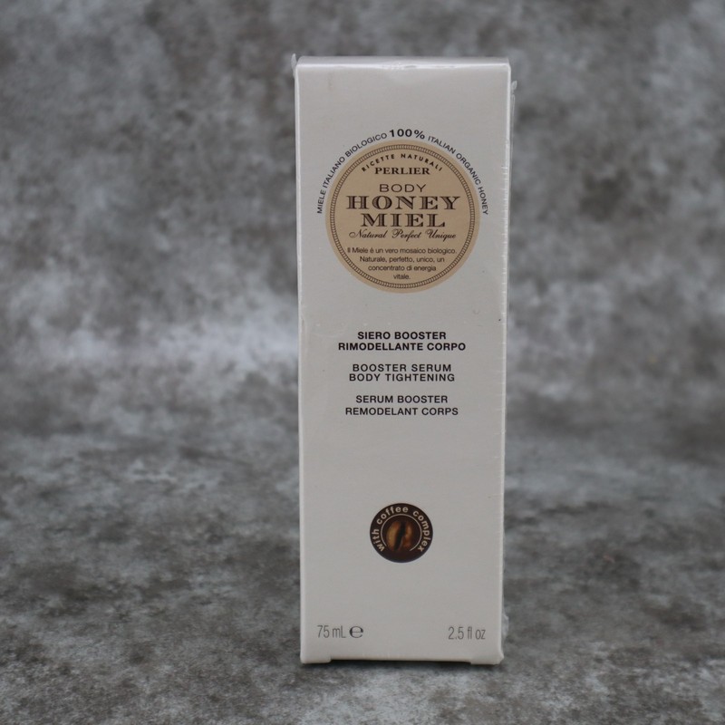 Perlier Body Honey Miel Booster Serum Tighter Skin Coffee Complex 2.5 oz NEW