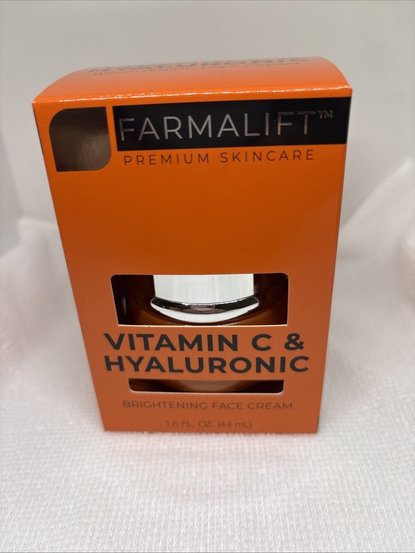 Farmalift Vitamin C Hyaluronic Brightening Face Cream 1.5oz Premium Authentic