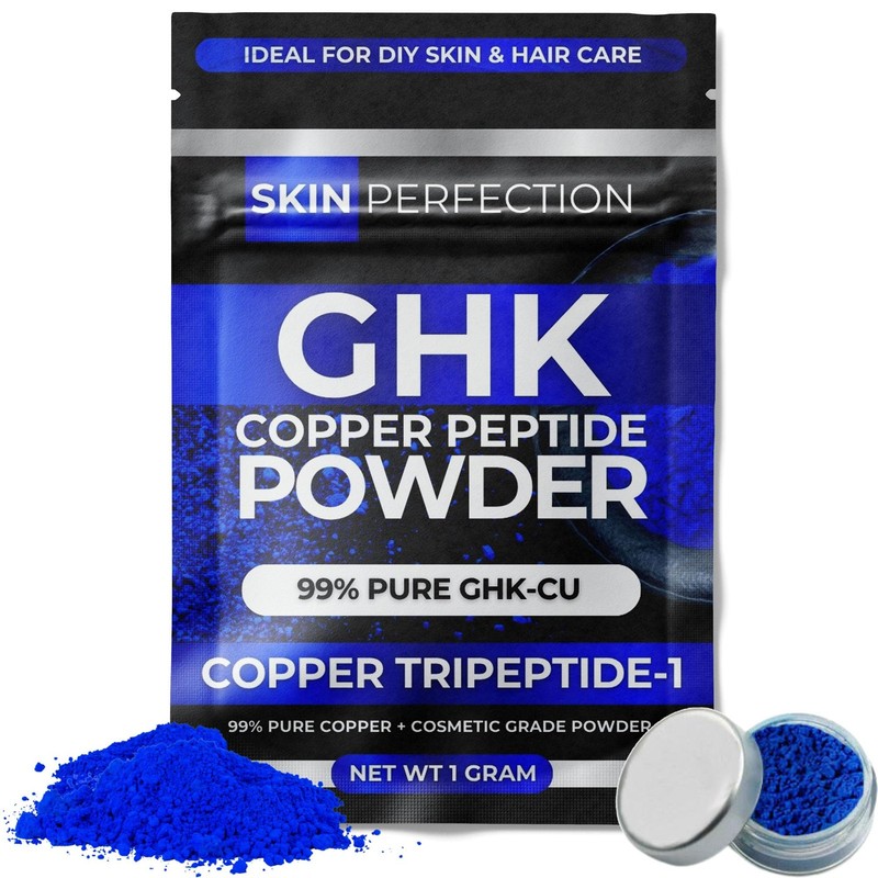 Skin Perfection GHKCu Copper Peptide Powder 99.7% Pure – DIY Copper Peptides …