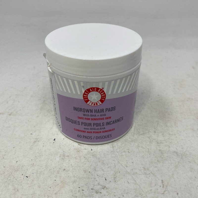 First Aid Beauty Ingrown Hair Pads BHA+AHA, Lavender, 60ct