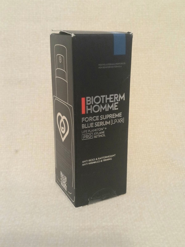Biotherm Homme Force Supreme Blue Serum Anti-Aging Visible Signs Groom 60ml