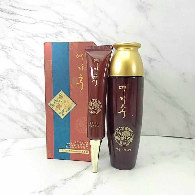 YEZIHU Premium Jamyeong Emulsion+Essence Set 2pcs 150ml+40ml Anti-Aging K-Beauty