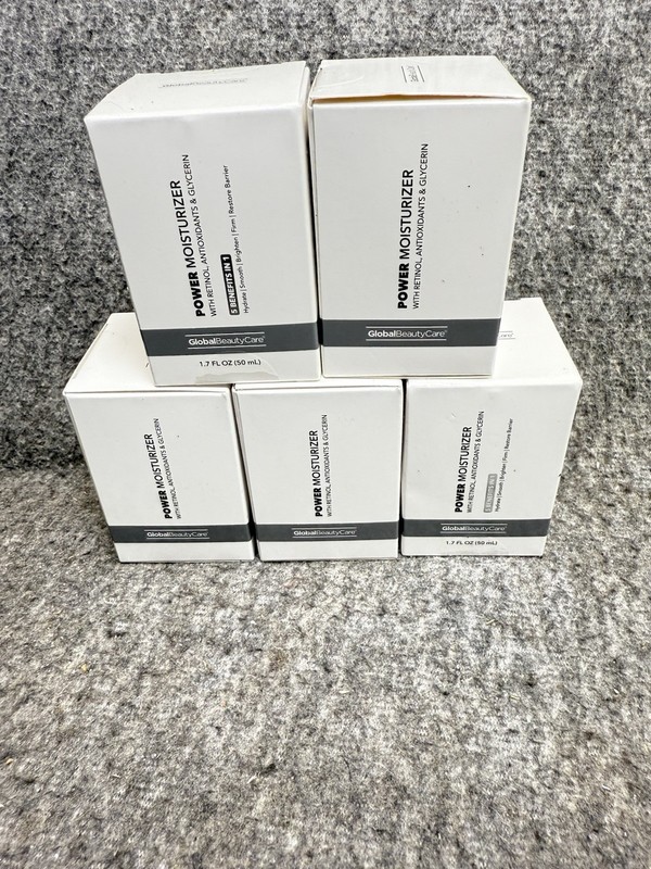 5 Global Beauty Care Power Moisturizer 5 Benefits in 1 Face Lotion 1.7 FL oz NEW
