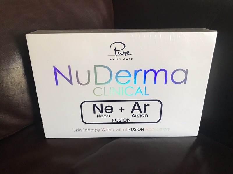 Pure Daily Care NuDerma Clinical Skin Therapy Wand with 6 Fusion Applicators