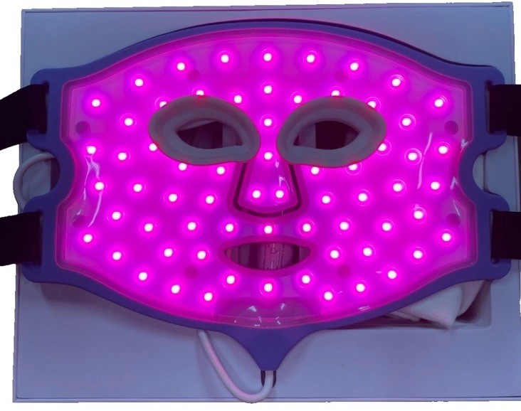 NEW CurrentBody Skin LED Light Therapy Mask-Anti-Acne-Red/Blue Light Sealed