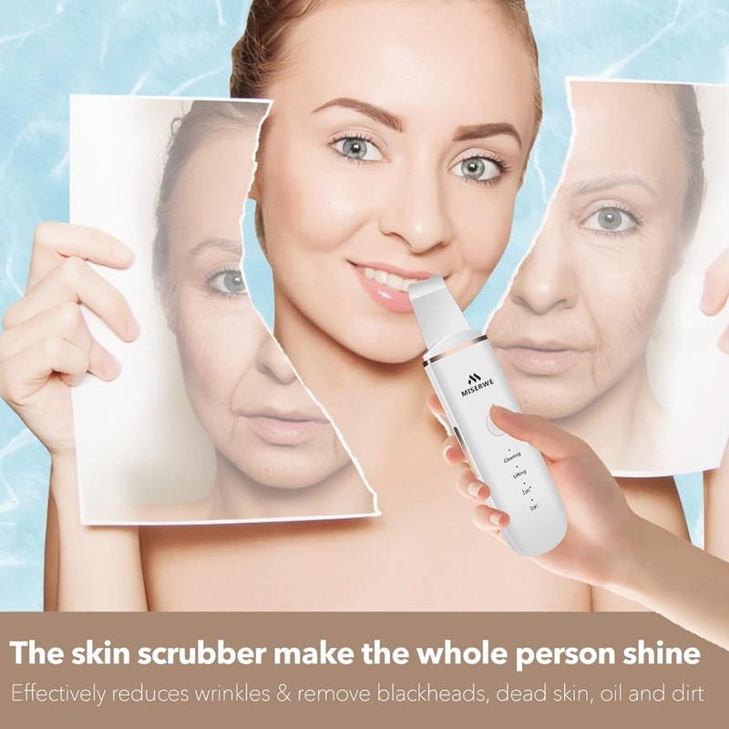 Luxury Skin Scrubber - Rechargeable Facial Cleanser with Gentle Deep Cleaning gallery