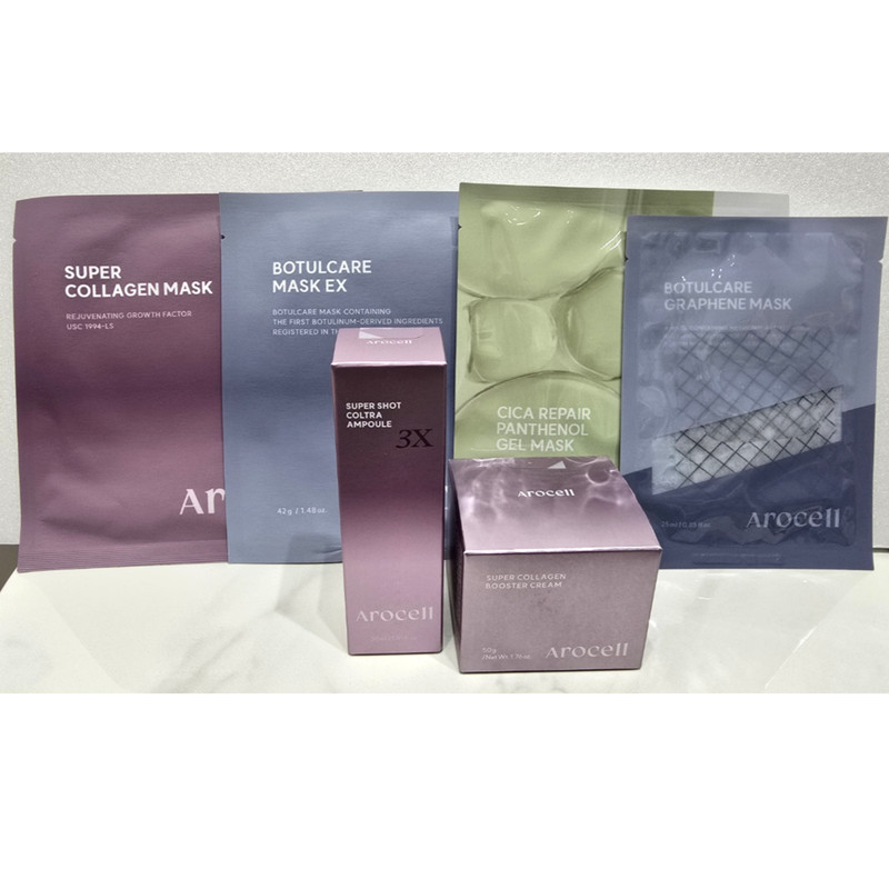 Arocell Premium Skincare Set_ Ampoule 3X 30ml, Booster Cream 50g, Mask x 4Ea