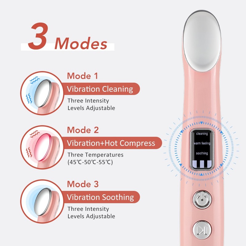 Eye Massager Wand Vibration Warm Compress/Eye Cream for Dark Circles Puffiness gallery