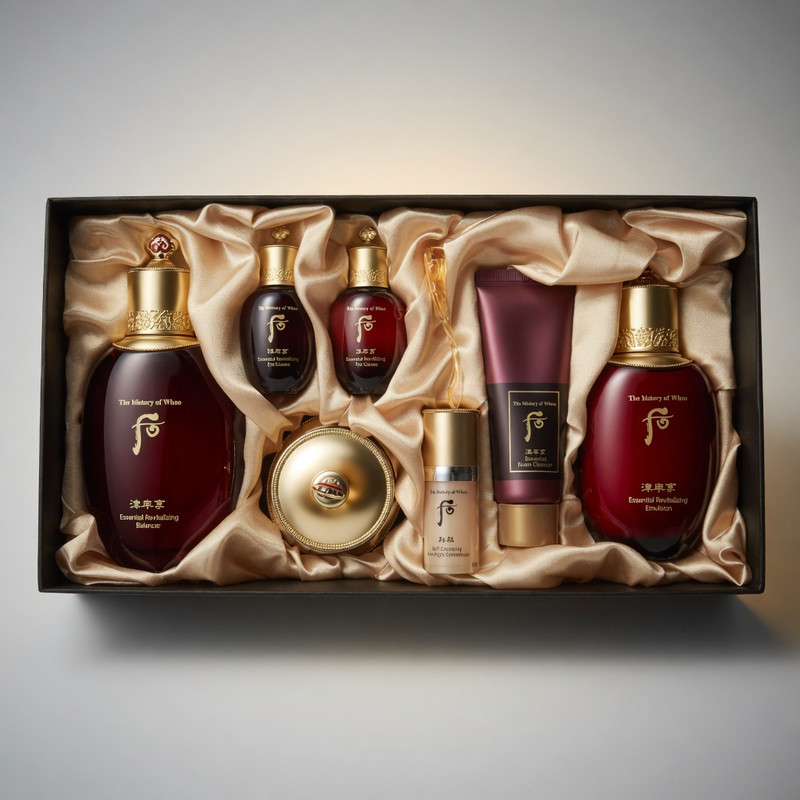 The history of Whoo Jinyulhyang Special 3pcs Set 7 Items Anti Aging K-Beauty