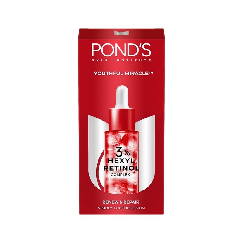 POND’S Youthful Miracle Hexyl Retinol Complex, Renew & Repair Serum 28ml