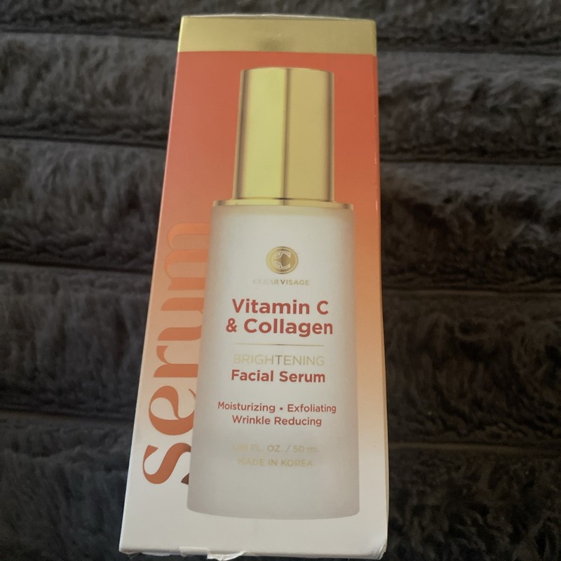 Clear Visage Vitamin C & Collagen Brightening Facial Serum 1.69 fl New Sealed gallery