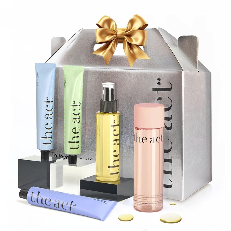 5-Step Face Care Set – Gift Set for Her Women Mom Wife Girlfriend – Micellar …