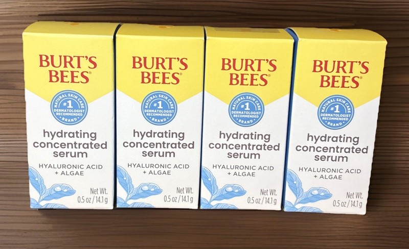 Burt’s Bees Hydrating Concentrated Serum with Hyaluronic Acid + Algae. Lot of 4