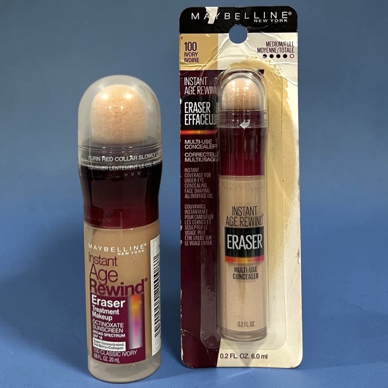 Maybelline Instant Age Rewind Eraser Makeup Classic Ivory & Multi-Use Concealer