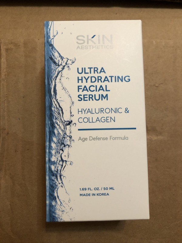 Skin Aesthetics Ultra Hydrating Facial Serum Hyaluronic Collagen 1.69Oz. New