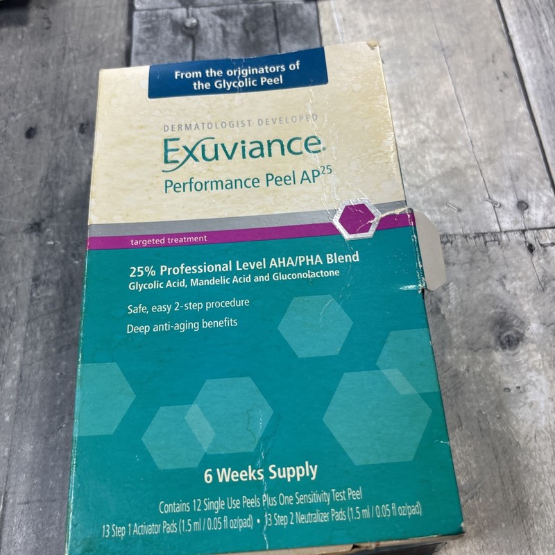 Exuviance Performance Peel AP25 – Anti-Wrinkle Glycolic Peel – Open Box See Pics