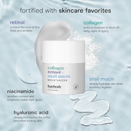Baebody Collagen Retinol Snail Mucin Anti-Aging Face Moisturizer, 1.7 oz gallery