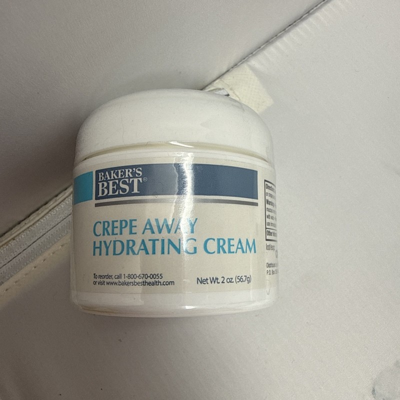 BAKER’S BEST NEW Crepe Away Hydrating Cream 2oz. Container SEALED