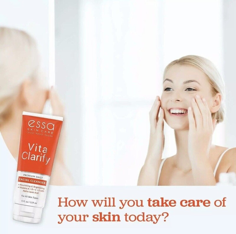 New! ESSA Skin Care Vita Clarify Premium Daily Facial Cleanser, 4 Fl. Oz. gallery