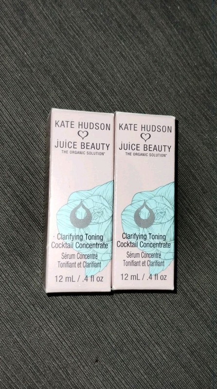 2) Kate Hudson Juice Beauty Clarifying Toning Cocktail Concentrate Serum .4oz Ea gallery