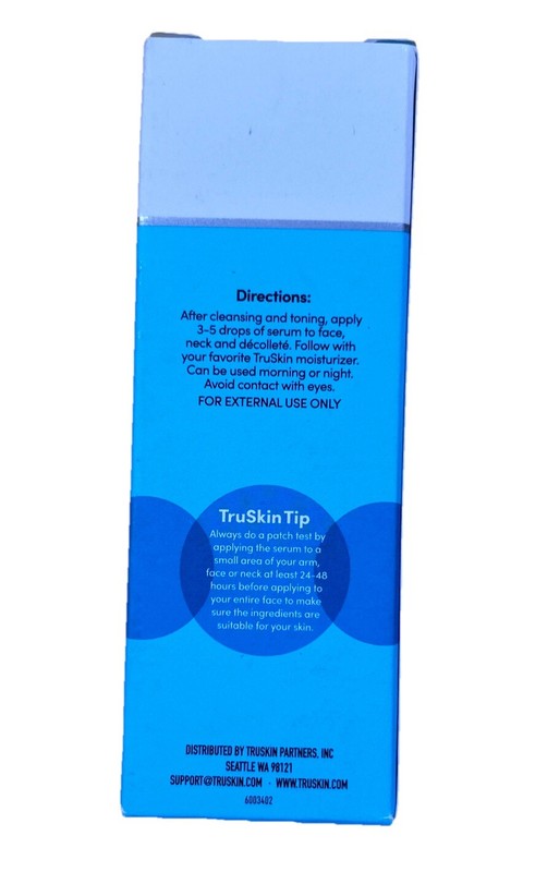 TRUSKIN Hyaluronic Acid Facial Serum with Vitamins C + E New in Box 1 oz (30 mL) gallery