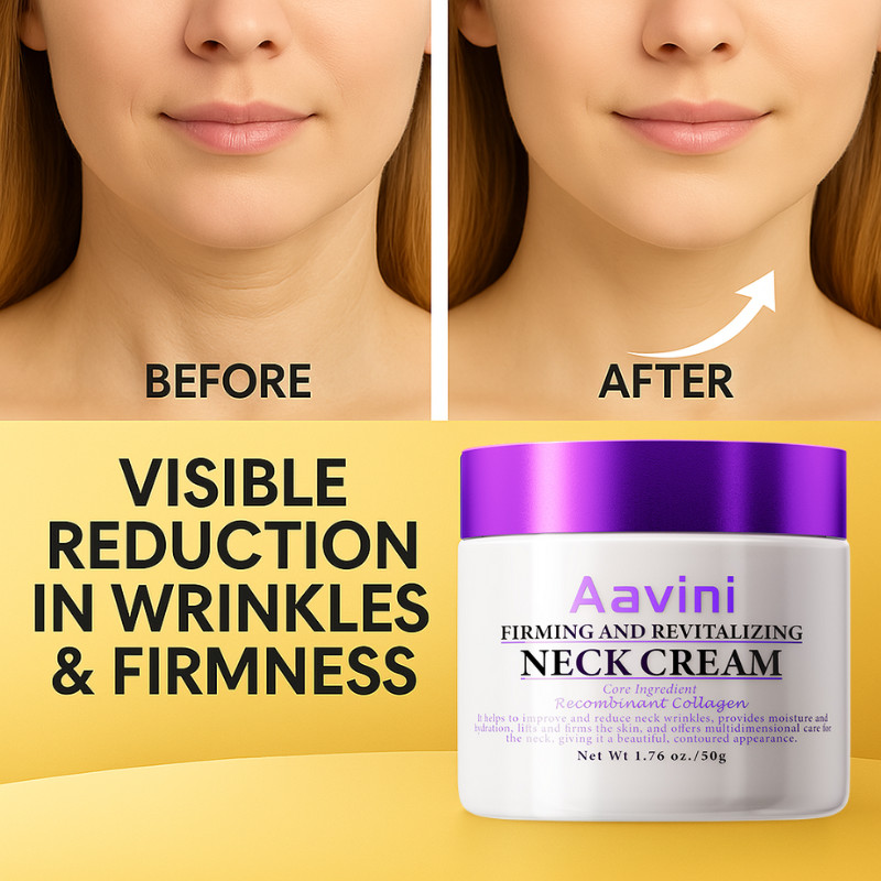 Aavini Neck Firming Cream – Collagen & Peptides to Smooth Lines and Lift Skin