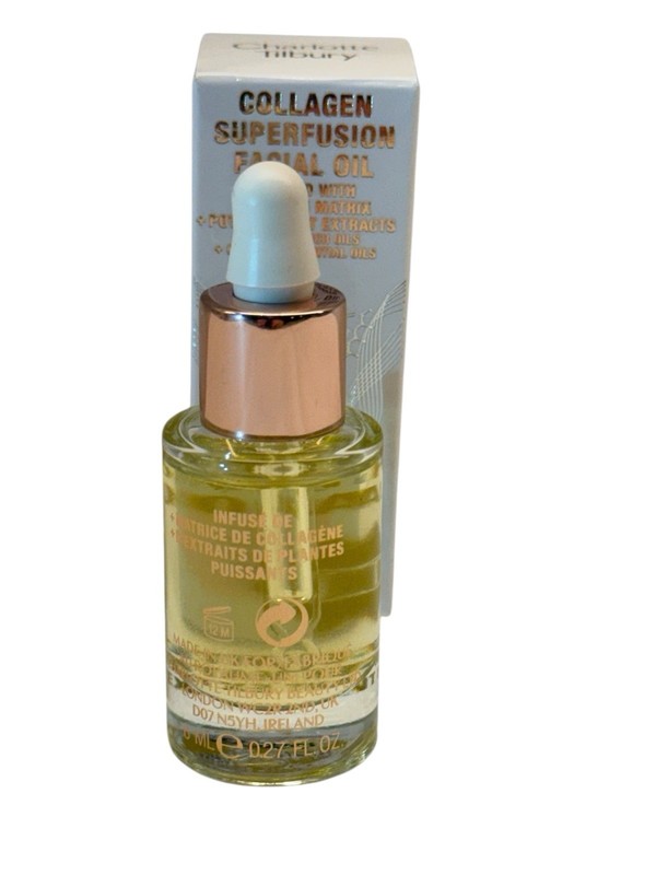Travel Charlotte Tilbury Collagen Superfusion Facial Oil .27fl oz 8ml New In Box gallery