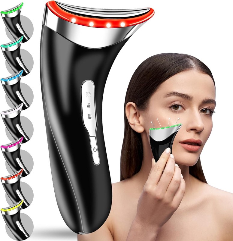 Dangshan Red-Light-Therapy-for-Face and Neck – Black – New/Sealed