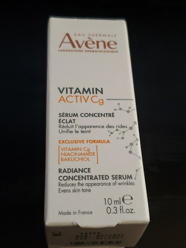 Avene Vitamin Activ Cg Radiance (10ml/0.3 fl.oz) Exp 02/27 ~ Travel