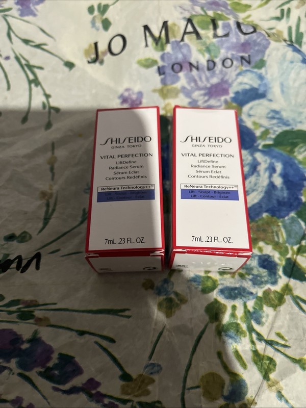 2X Shiseido LiftDefine Radiance Serum .23oz/7ml Each NIB