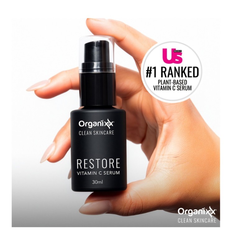 ORGANIXX Restore Vitamin C Serum with Hyaluronic Acid & Organic Vitamin E 30ml