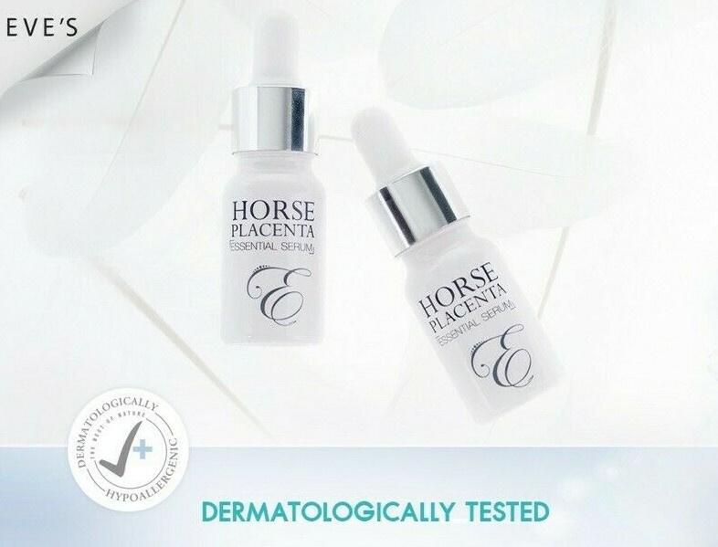 2X Eve’s Horse Placenta Essential Serum Reduce Dark Spots Pores Wrinkles 10g