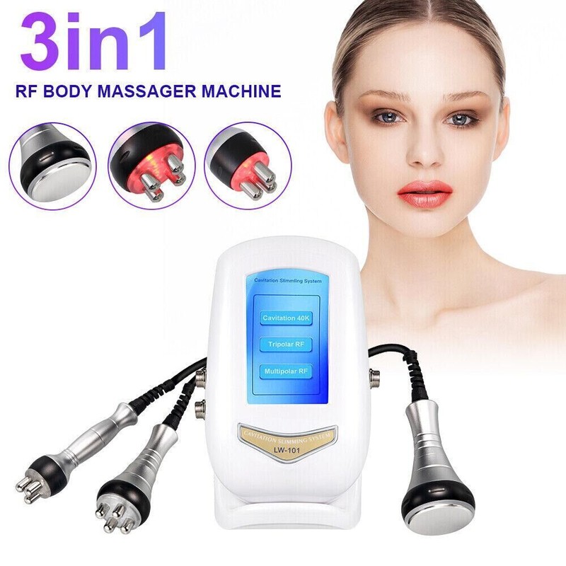 Portable 3 in 1 Muti-Functional Face & Body Beauty Massage Machine Home Spa Use
