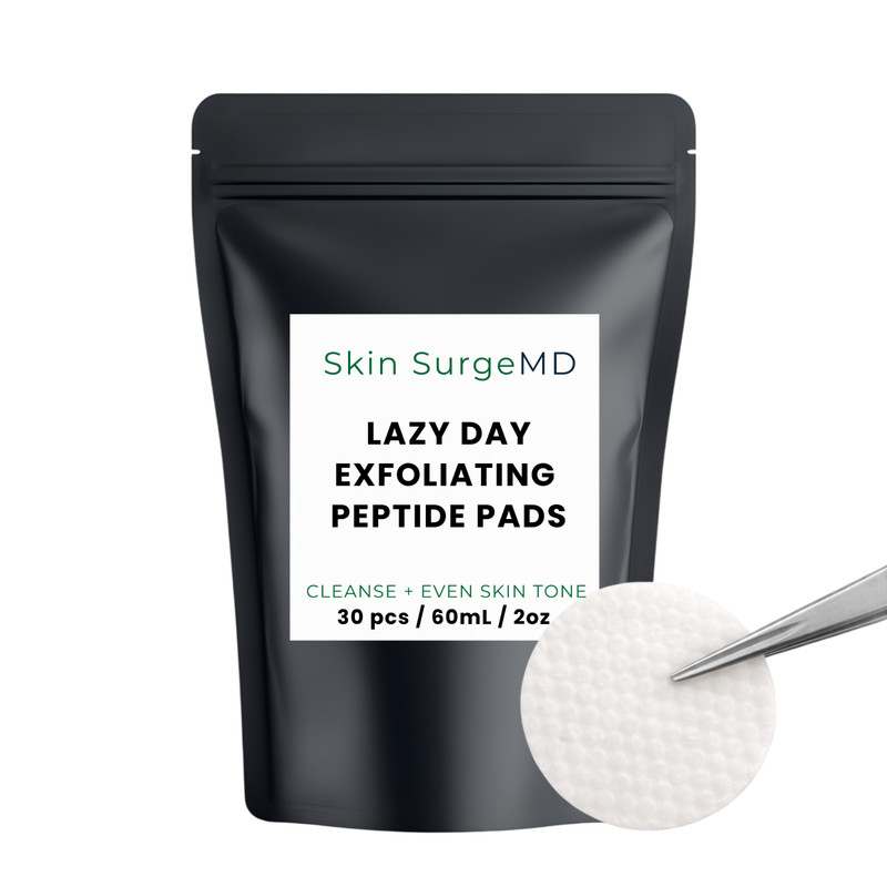 Hydrating and Exfoliating Toner Peptide Pads – Clean + Tone + Exfoliate + Serum