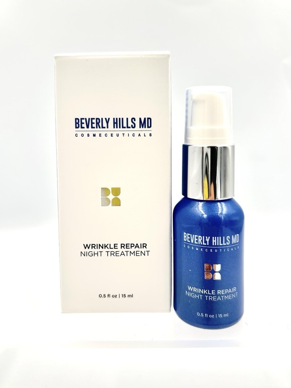 NEW Beverly Hills MD Wrinkle Repair Night Treatment 0.5 fl oz 15 ml – New in Box