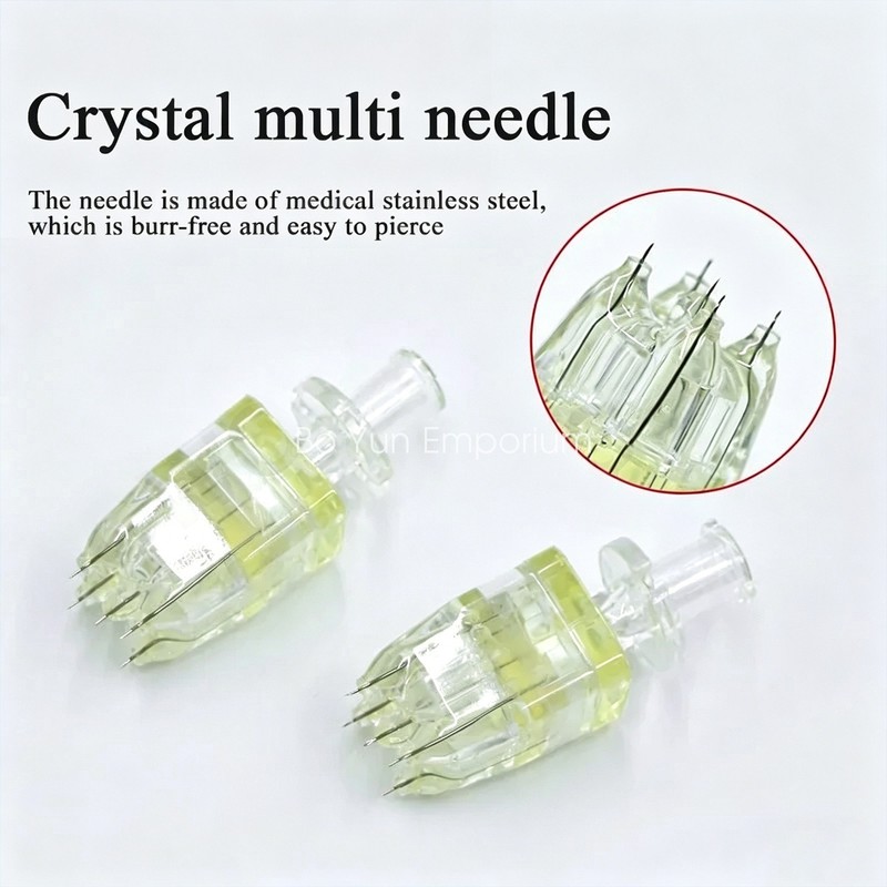 Crystal Multi Needle 5 Pin Mesotherapy Microneedle Replace Needle for Skin Care gallery