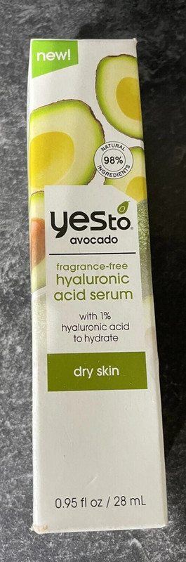 Yes To Avocado Fragrance Free Hyaluronic Acid Serum – .95 fl oz
