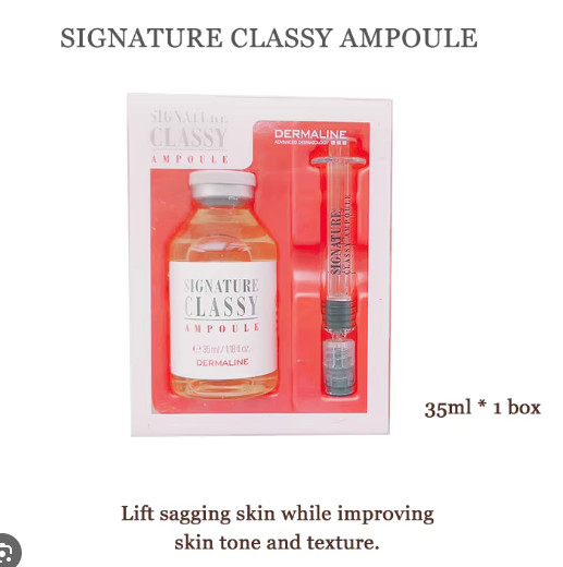 Dermaline Signature Classy Ampoule (former PDRN Solution Salmon) 35ml #dkau