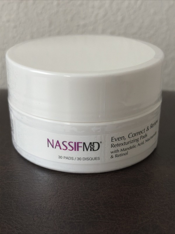 NassifMD Even, Correct & Renew Retexturizing Pads 30-Count, New & Sealed gallery
