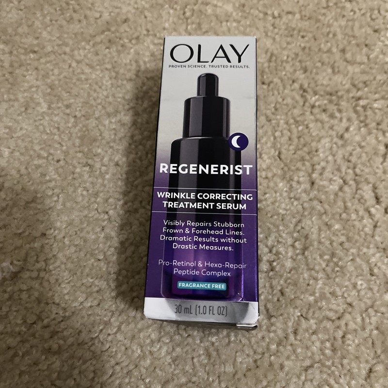 Olay Regenerist Wrinkle Correcting Treatment Serum 1.0 Fl Oz NEW