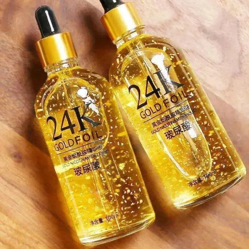 100ml 24K Gold Anti Aging Serum – Anti Aging, Skin Whitening & Lifting Collagen